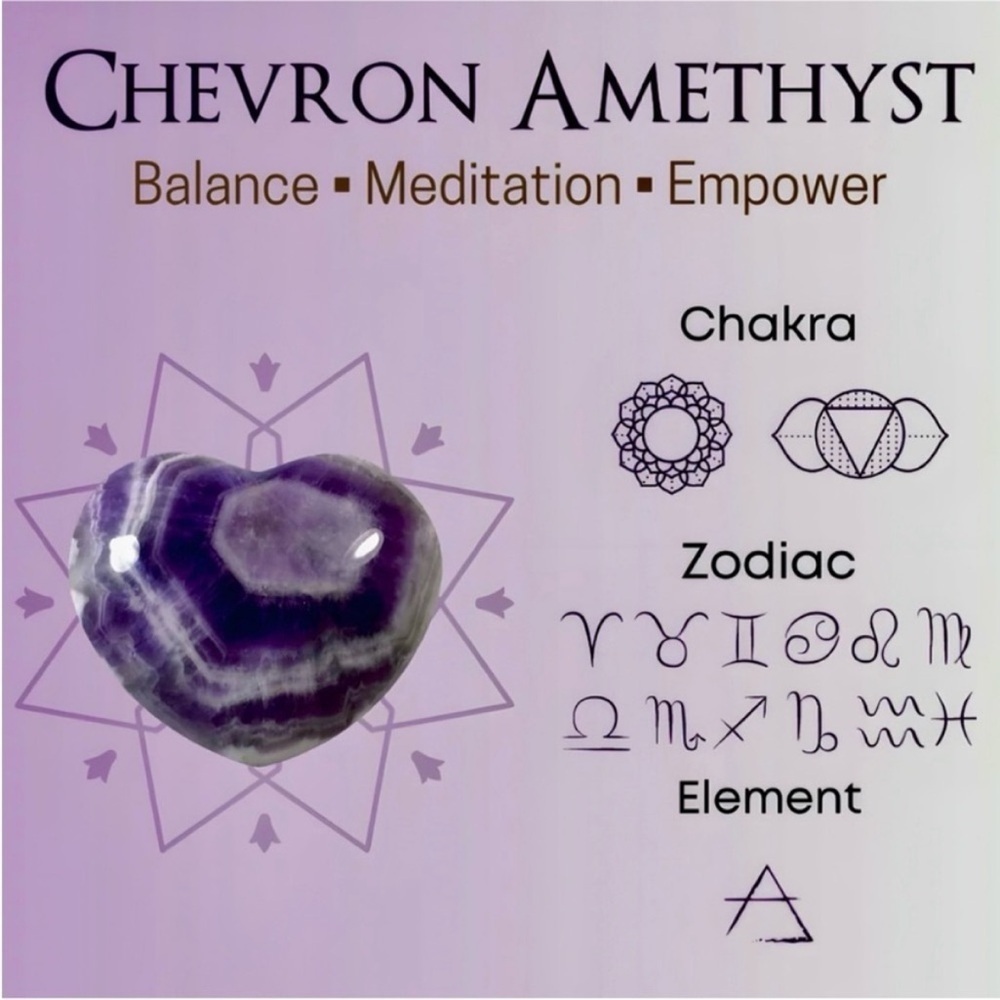 Natural Stone aurelite Canadian chevron super 23 Dream Amethyst Crystal - Picture 4 of 15